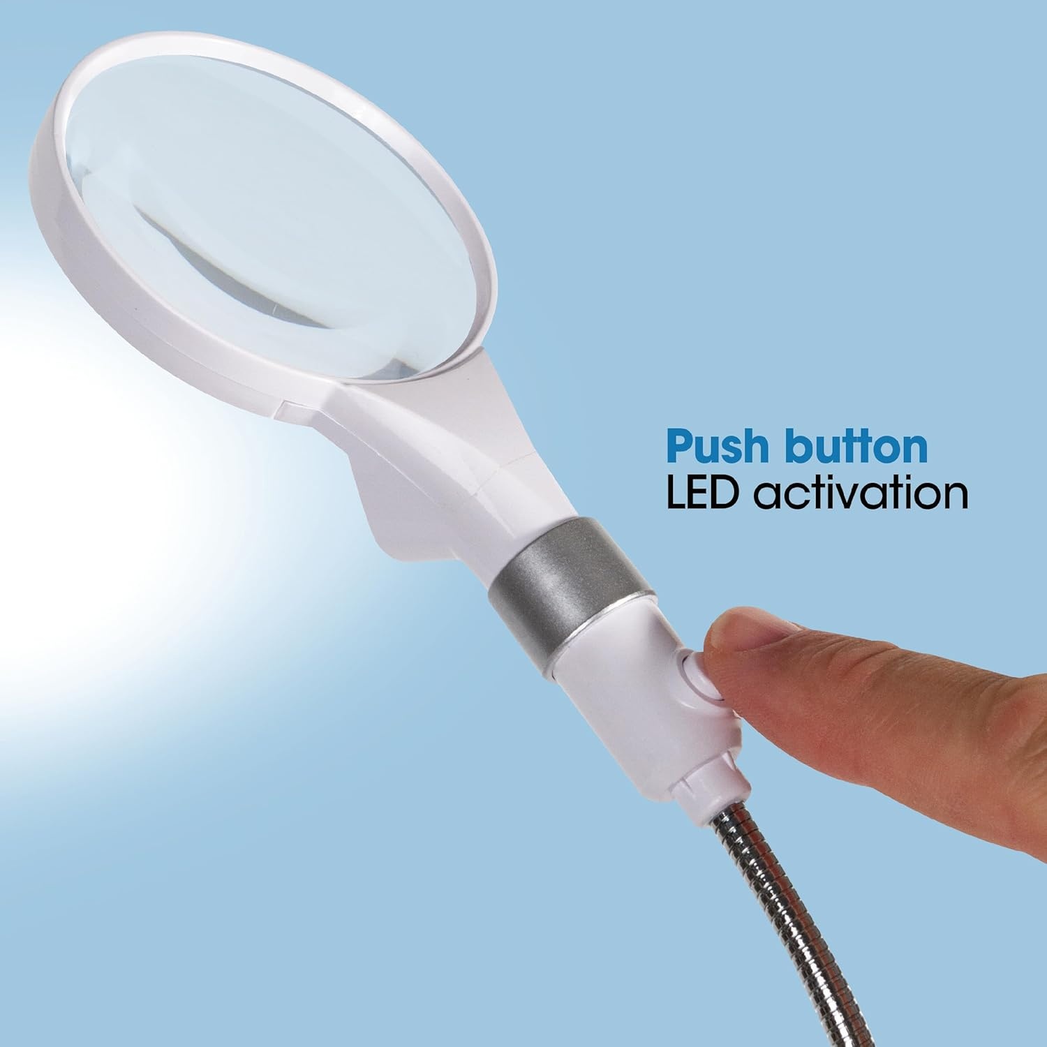 image:imageOttLite 15900C LED Clip and Freestanding Magnifier Lamp White