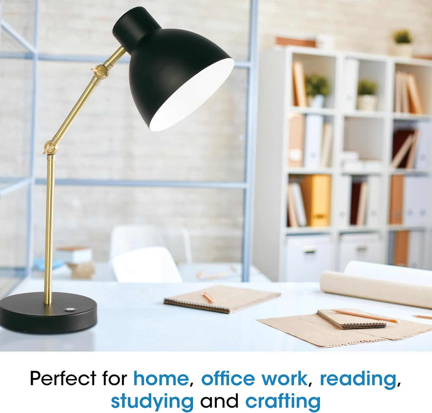 image:imageOttLite Adapt LED Desk Lamp with USB Port Office Bedroom Crafts Reading