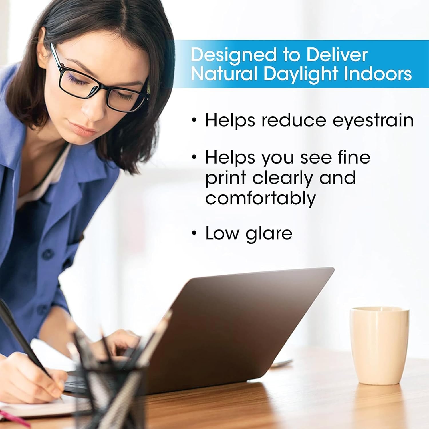image:imageOttLite Adapt LED Desk Lamp with USB Port Office Bedroom Crafts Reading
