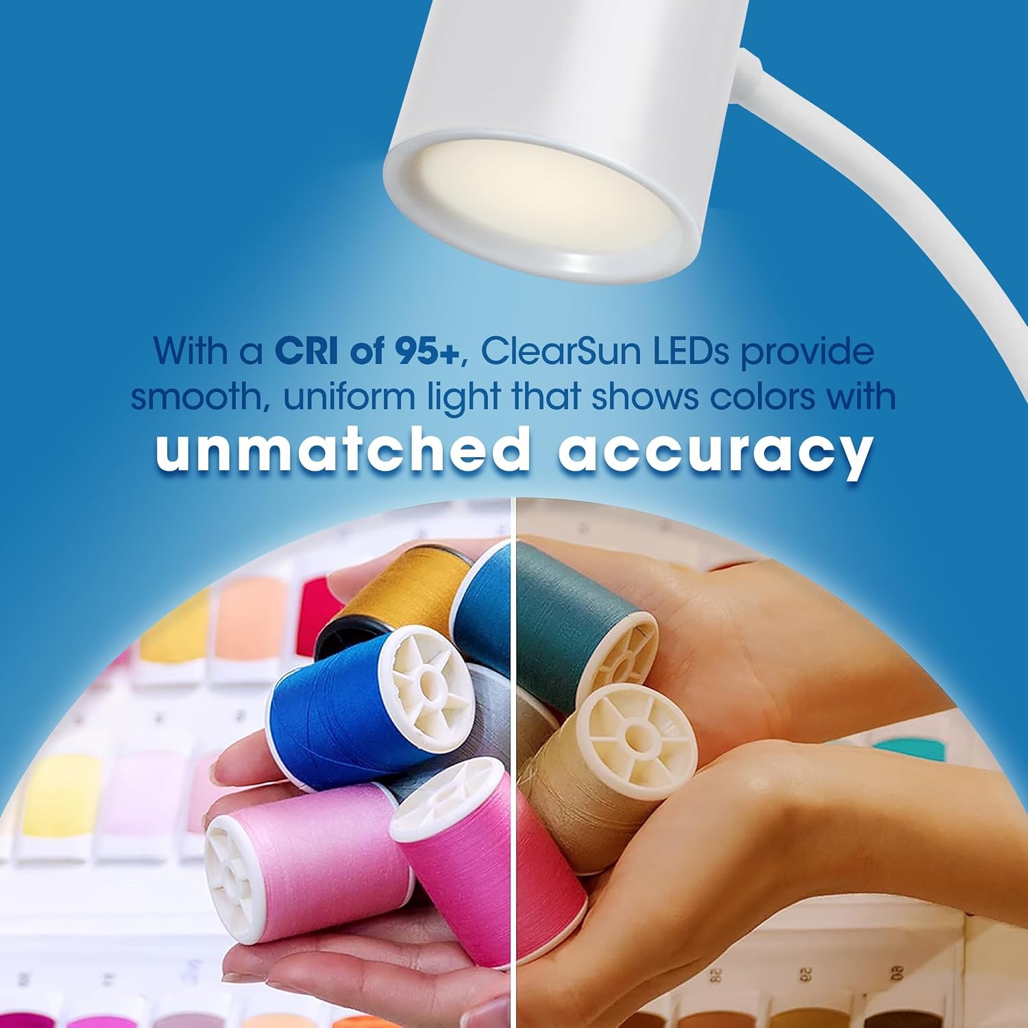 image:imageOttLite Aglow LED Desk Lamp with Wireless Charging Stand 3 Color Temperatures Storage and Organization Area Book Light Table Lamp Reading Light Work Light Desk Lights for Home Office or Bedside