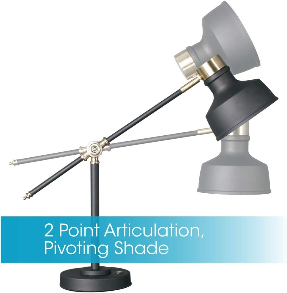 image:imageOttLite Balance LED Desk Lamp with USB Port Modern Adjustable Desk Light