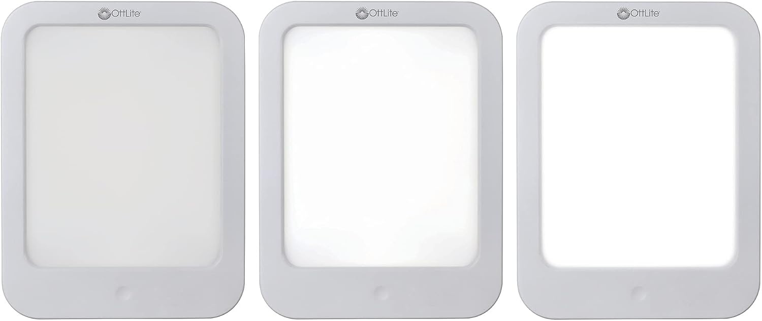 image:imageOttLite ClearSun LED Light Lamp Natural Daylight LED Light UVFree 3 TouchControlled Brightness Levels Sleek SpaceSaving Design
