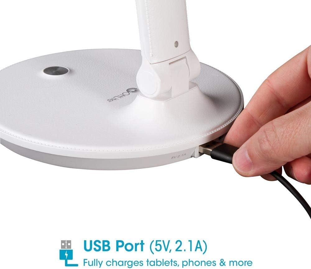 image:imageOttLite Emerge LED Desk Lamp with 21A USB Charging Port