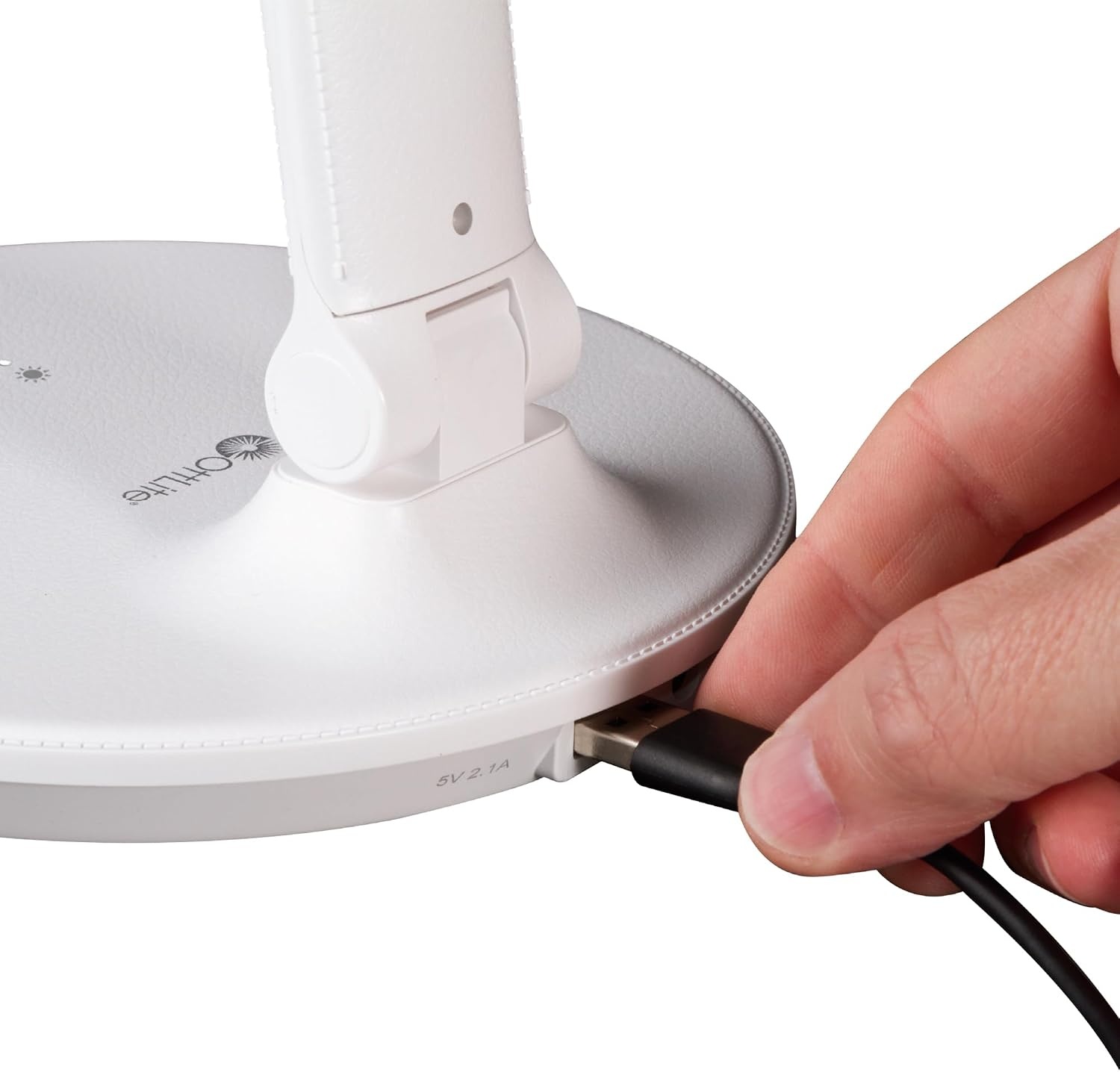 image:imageOttLite Emerge LED Sanitizing Desk Lamp with USB Charging Sanitizes Your Work Space Touch Activated Flexible Neck Modern Light for Reading Crafting amp Office Desktop