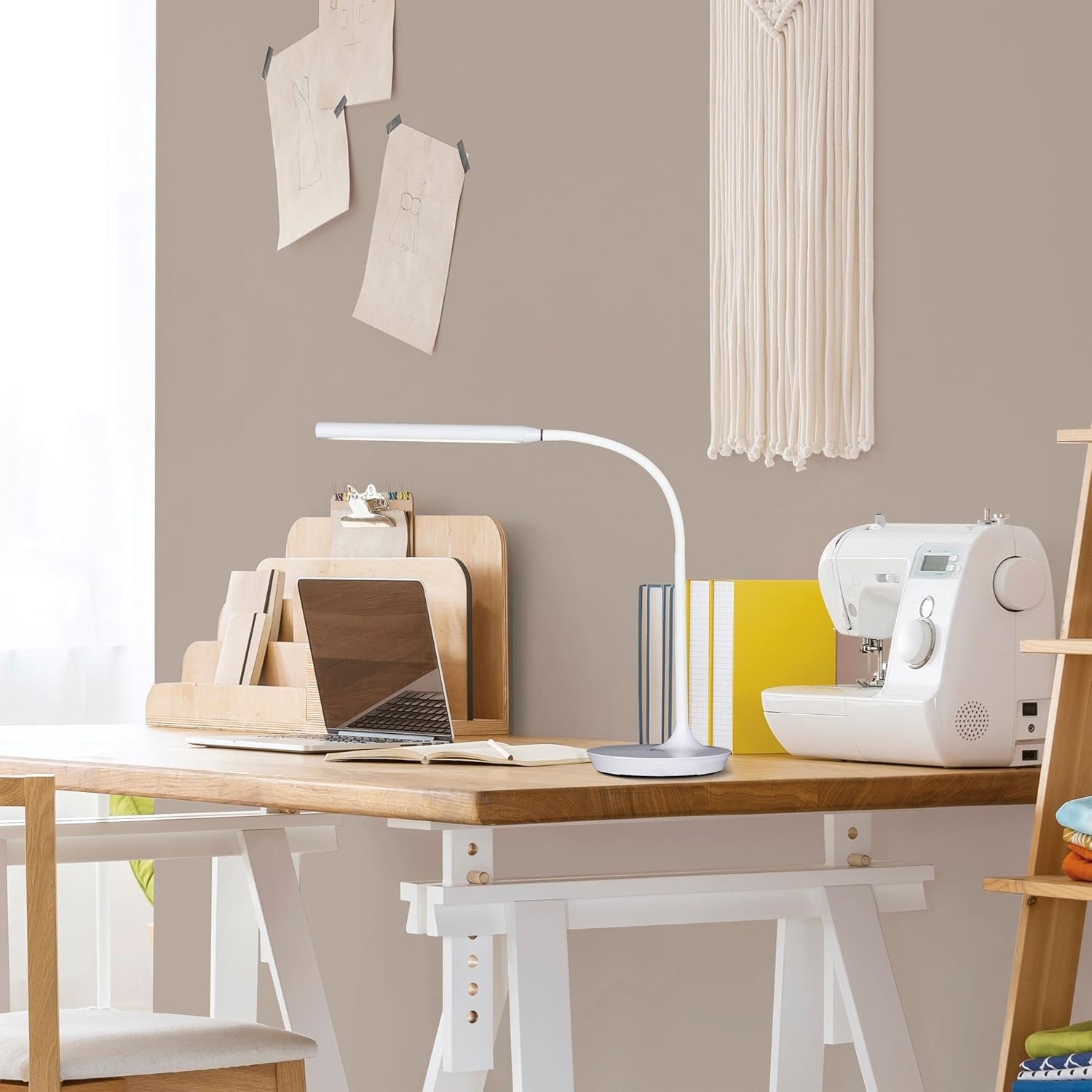 image:imageOttLite Extended Reach LED Desk Lamp WhiteWhite