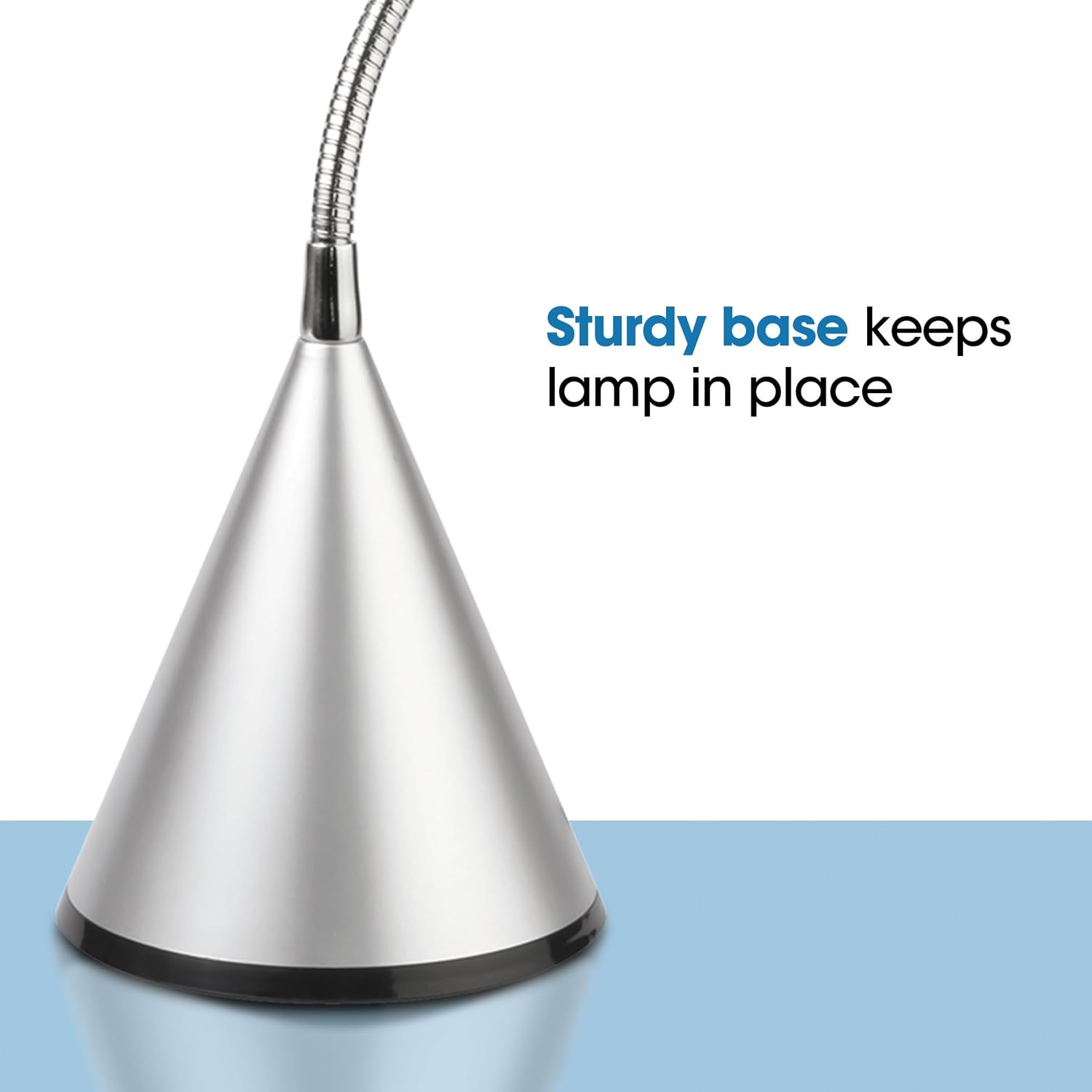 image:imageOttLite LED Cone Desk Lamp SilverSilver