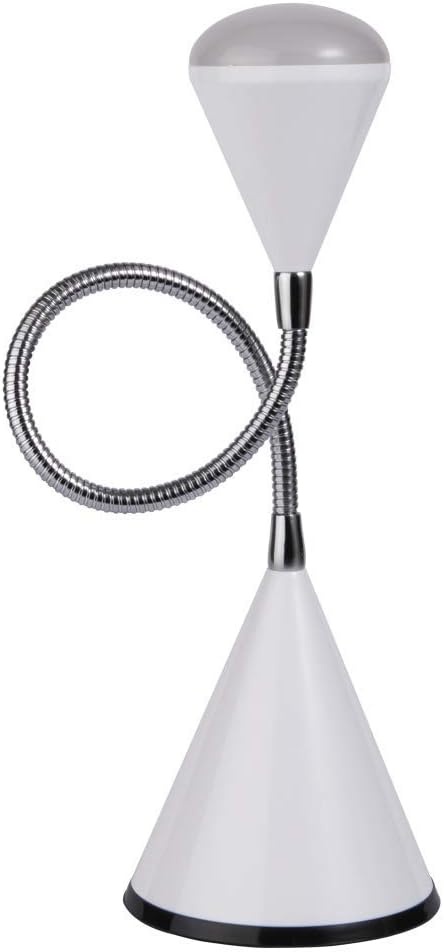 image:imageOttLite LED Cone Desk Lamp SilverWhite