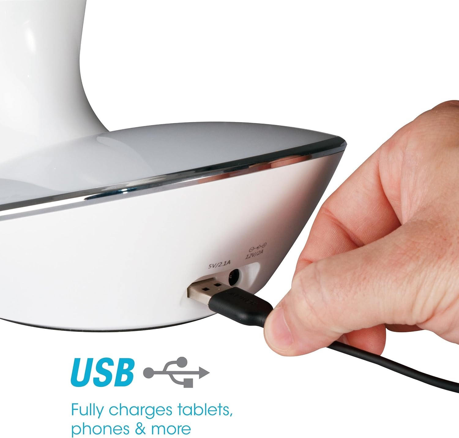 image:imageOttLite LED Desk Lamp with Color Changing Base and USB