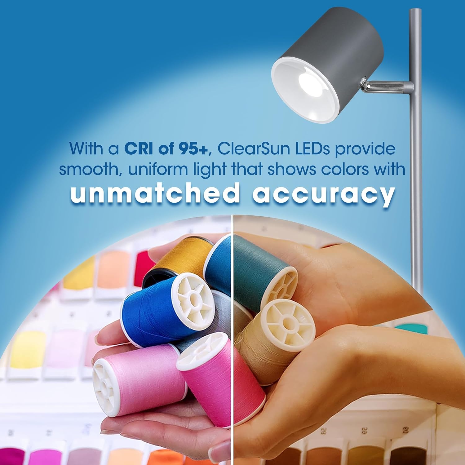 image:imageOttLite LED Desk Lamp with Wireless Charger Good Housekeeping Modern Book Light Reading Light Adjustable Dimmable Designed to Reduce Eyestrain Great Desk Lamps for Home Office