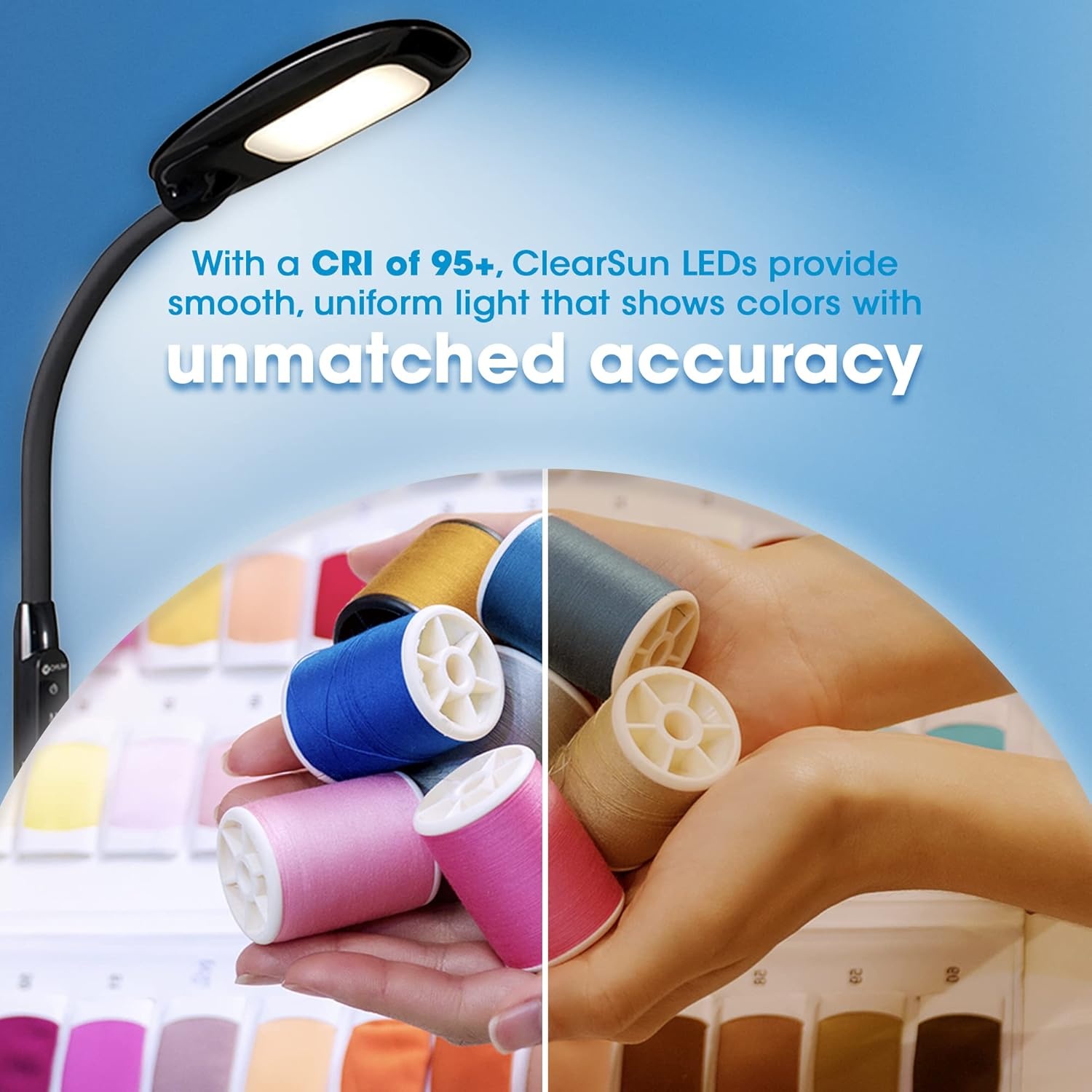 image:imageOttLite LED Floor Lamp with USB Charging Port amp Tablet Stand ClearSun LED Technology 4 Brightness Settings amp 3 Color Temperature Modes Touch Activated Controls for Home Reading amp DormsBlack
