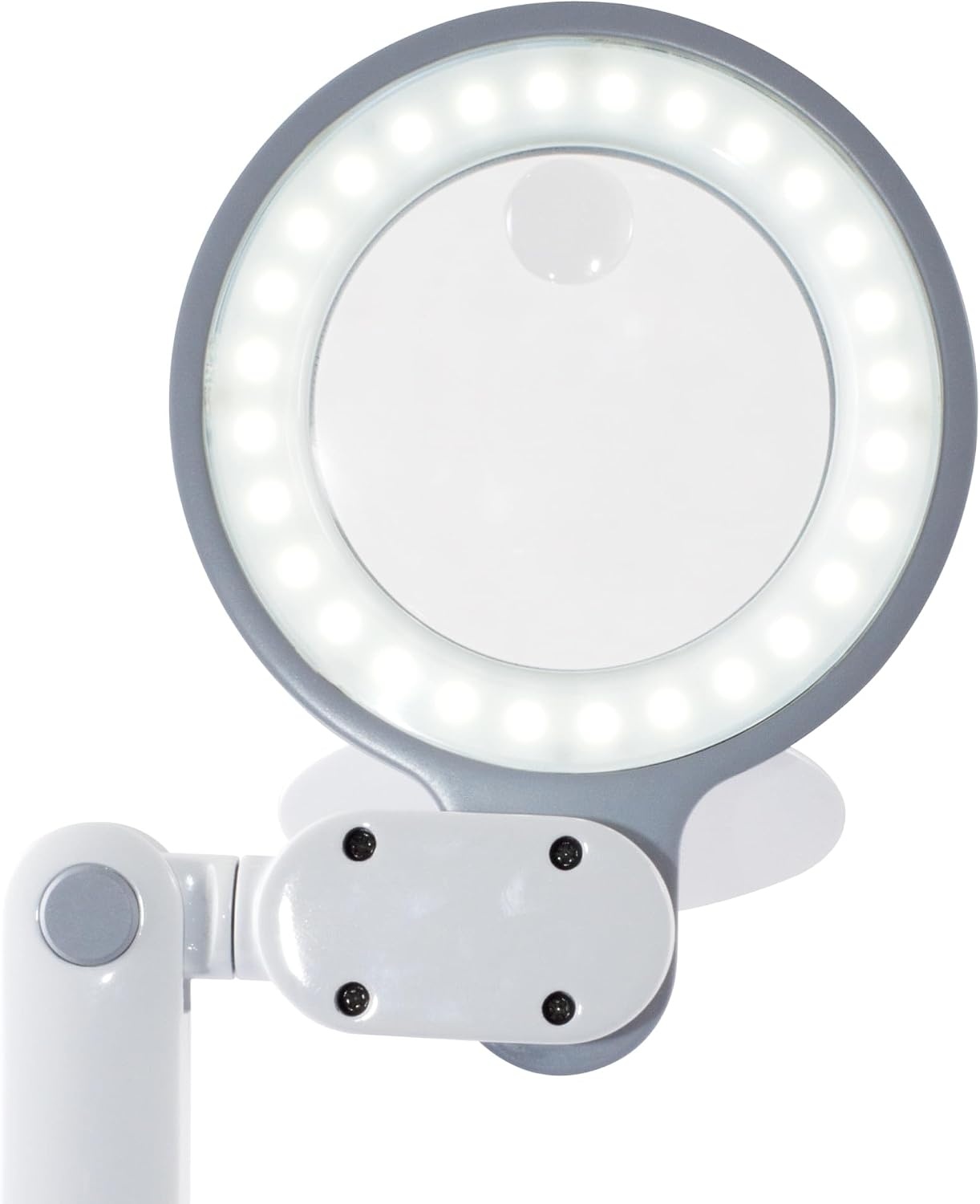 image:imageOttLite LED SpaceSaving Magnifier Desk Lamp with OpticalGrade Magnification WhiteWhite