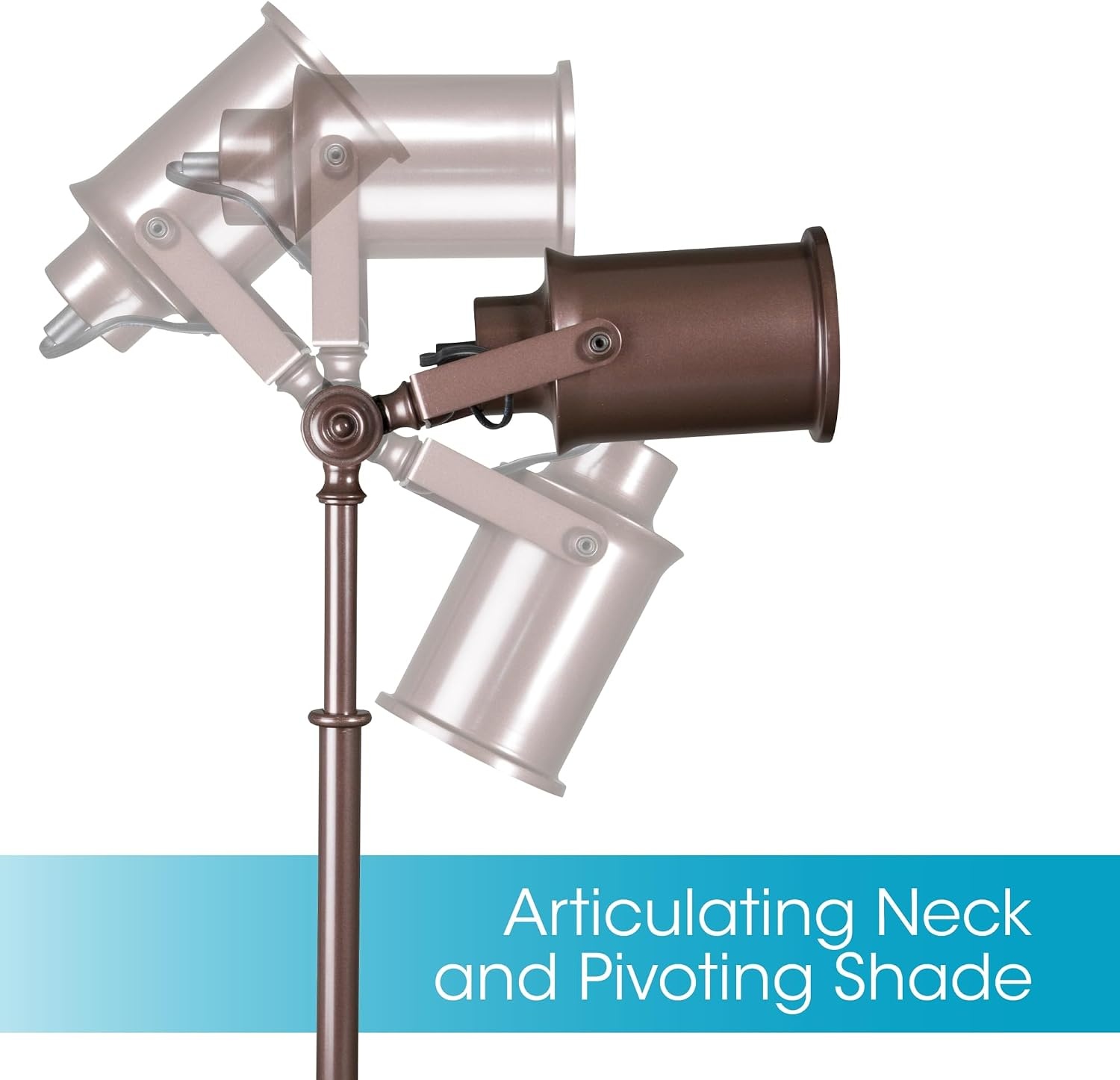 image:imageOttLite Restore LED Desk Lamp with 21A USB Port Bronze