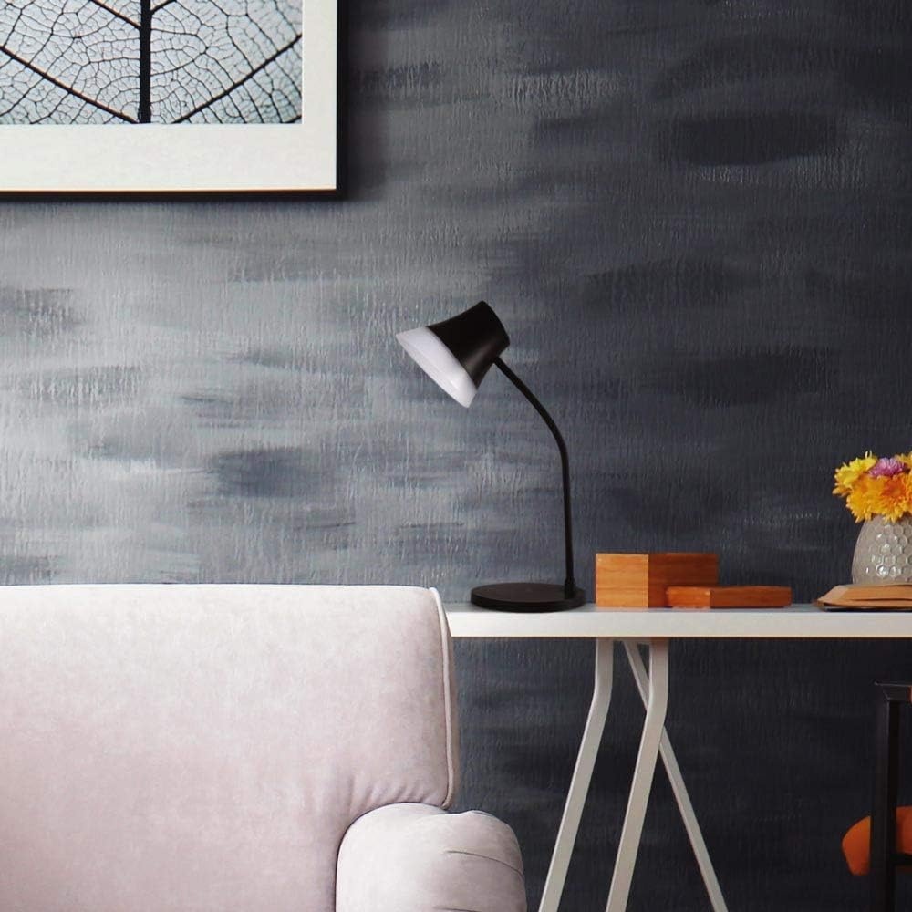 image:imageOttLite Shine LED Desk Lamp with Qi Wireless Charging and 21A USB Charging Port Black