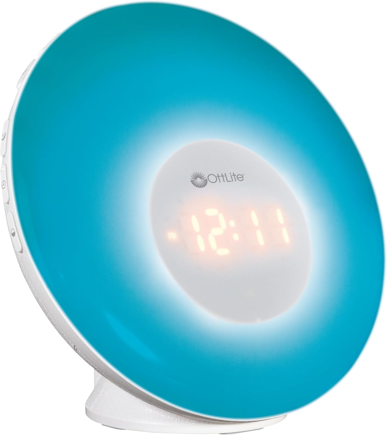 image:imageOttLite Wake Up Light with White Noise Sound Machine Color Changing Sunrise Simulation 7 Wake Up Sounds Snooze Function Smart Alarm Clock for Heavy Sleepers Sunlight Lamp with USB Charging Port