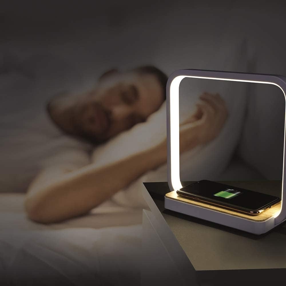 image:imageOttLite Wireless Charging Station and Night Light White