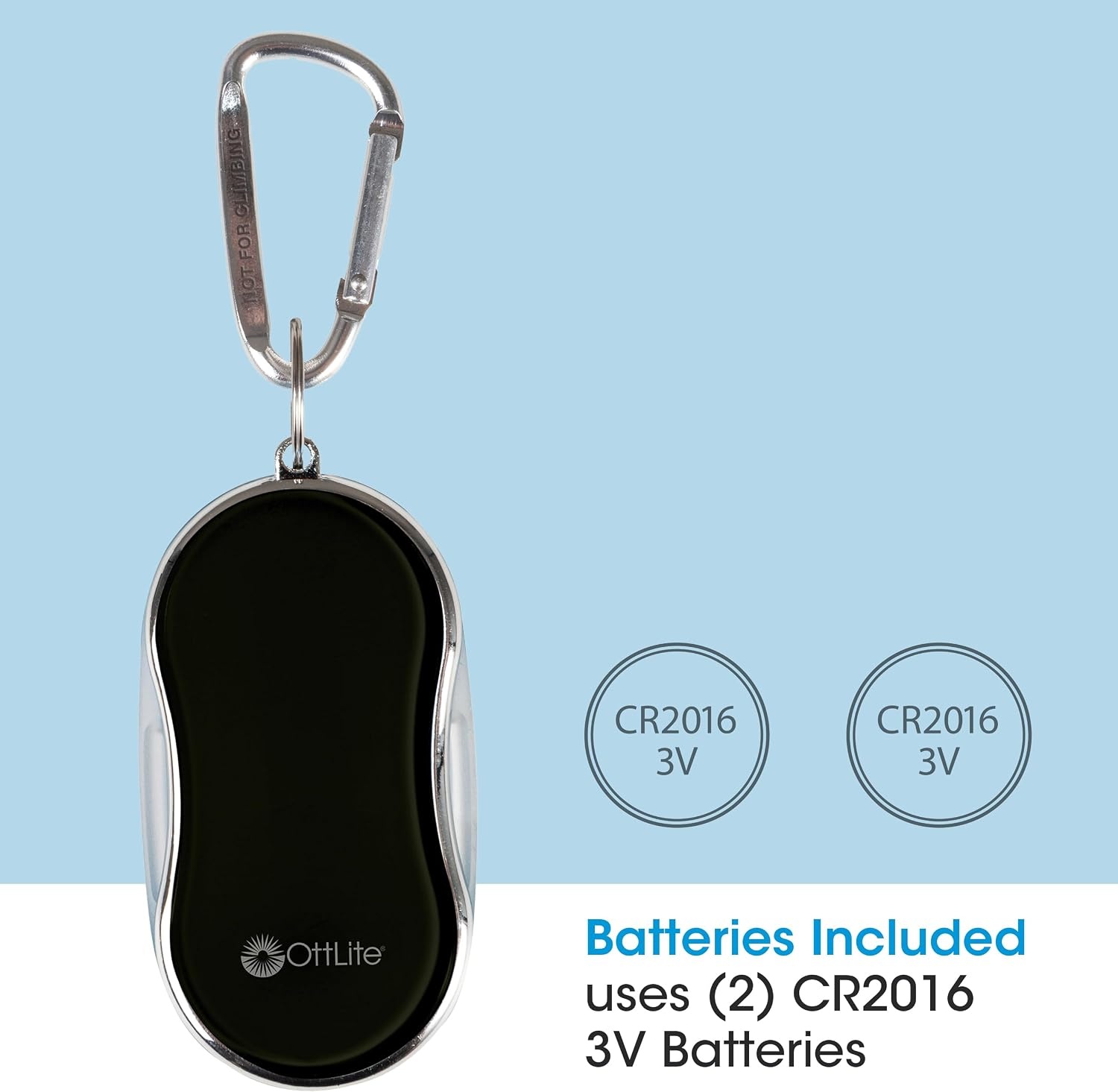 image:imagePocket LED Magnifier wCarabiner Clip Light Blue RetailBlack