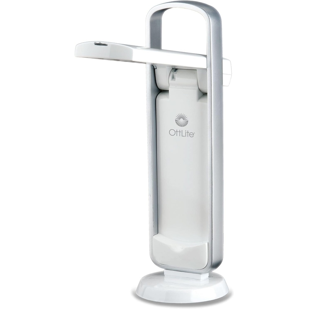 image:imageOttLite 290G59 BatteryOperated LED Mobile Task Lamp BlackWhite