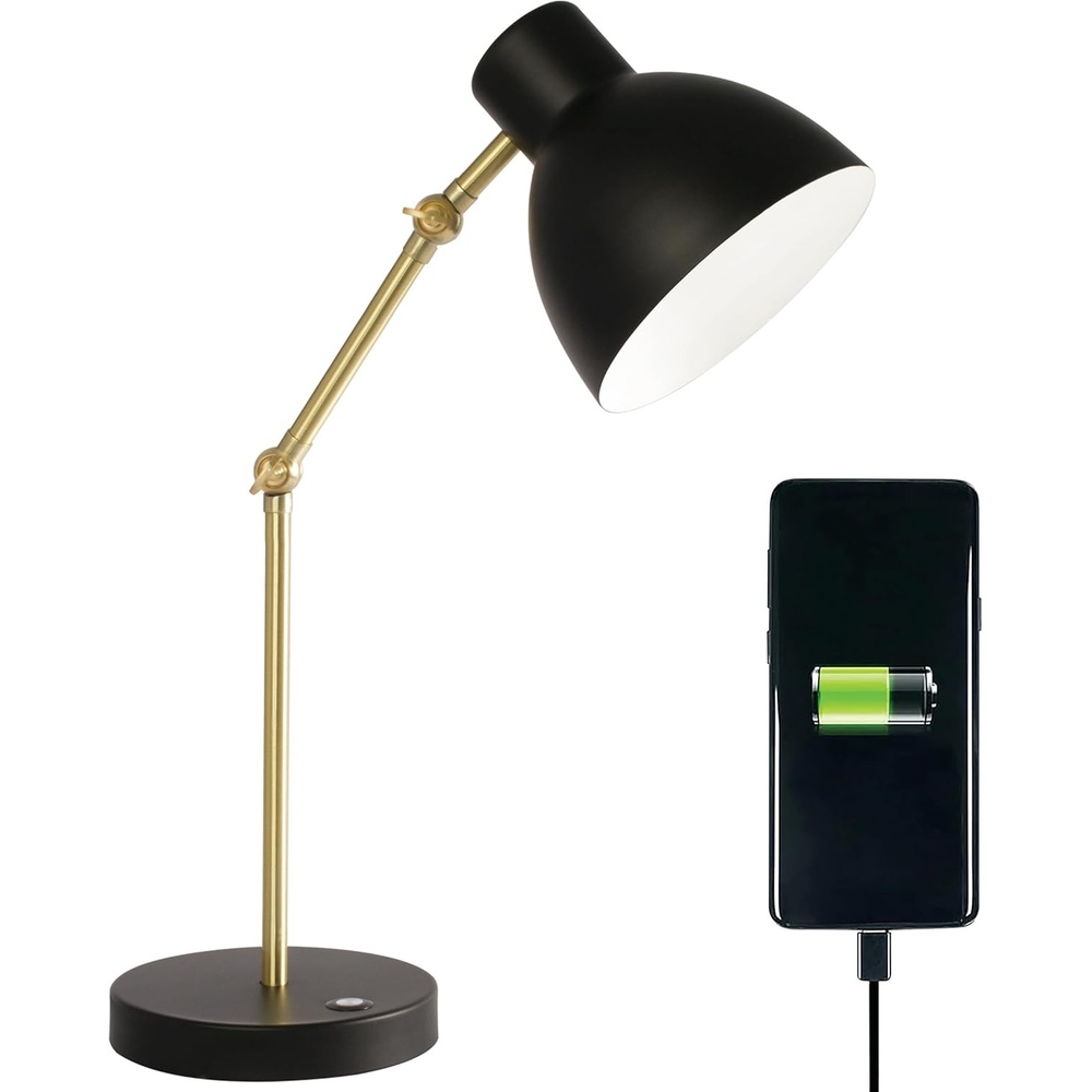 image:imageOttLite Adapt LED Desk Lamp with USB Port Office Bedroom Crafts Reading