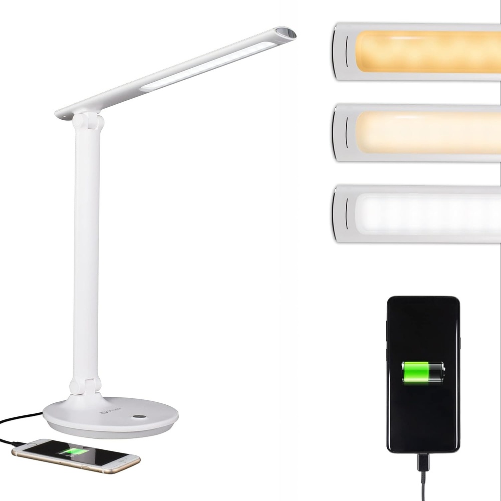 image:imageOttLite Emerge LED Desk Lamp with 21A USB Charging Port