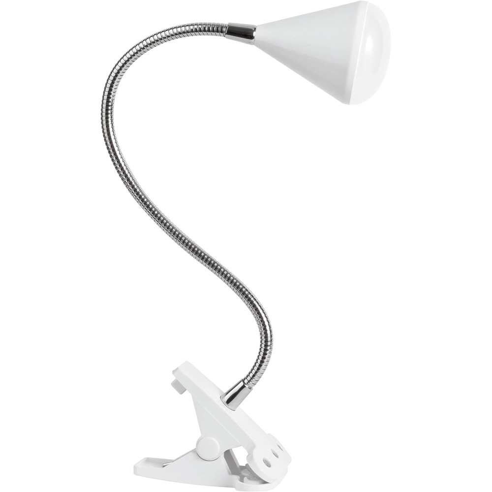 image:imageOttLite LED Cone Clip Lamp Task Lamp Desk Lamp Sturdy Clip Flexible Neck Great for Home Office Work Space Dorm