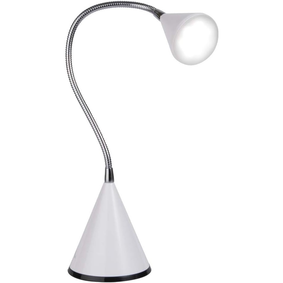 image:imageOttLite LED Cone Desk Lamp SilverWhite