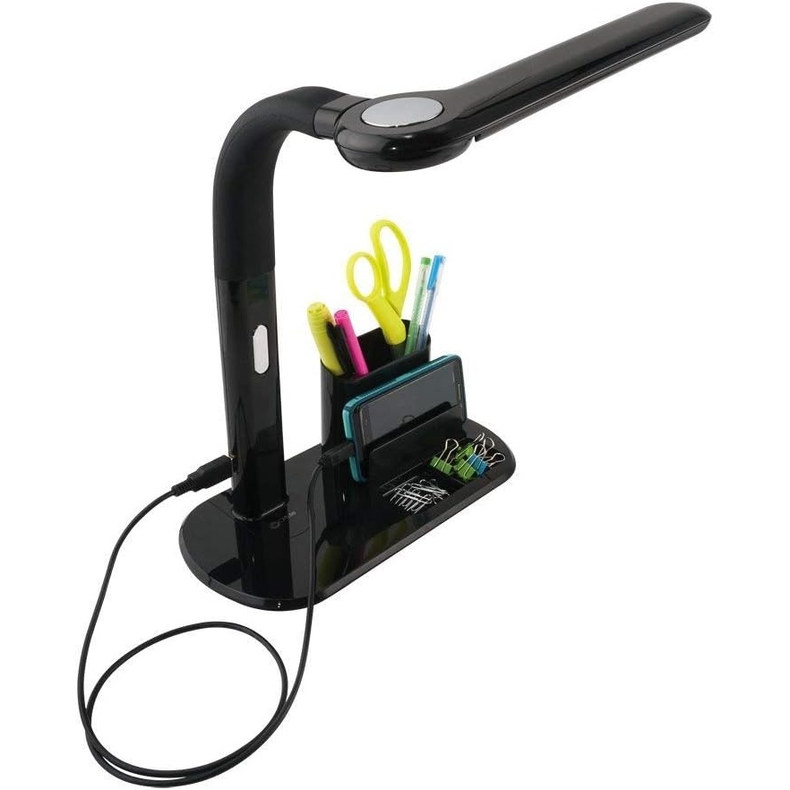 image:imageOttLite LED Pivoting Bankers Lamp with USB Charging Port