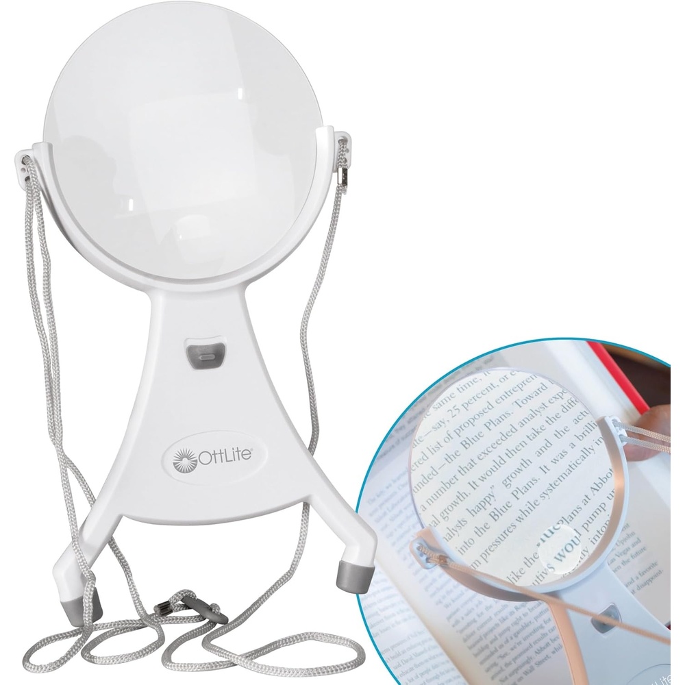 image:imageOttLite MG013HF 4Inch HandsFree LED Magnifier