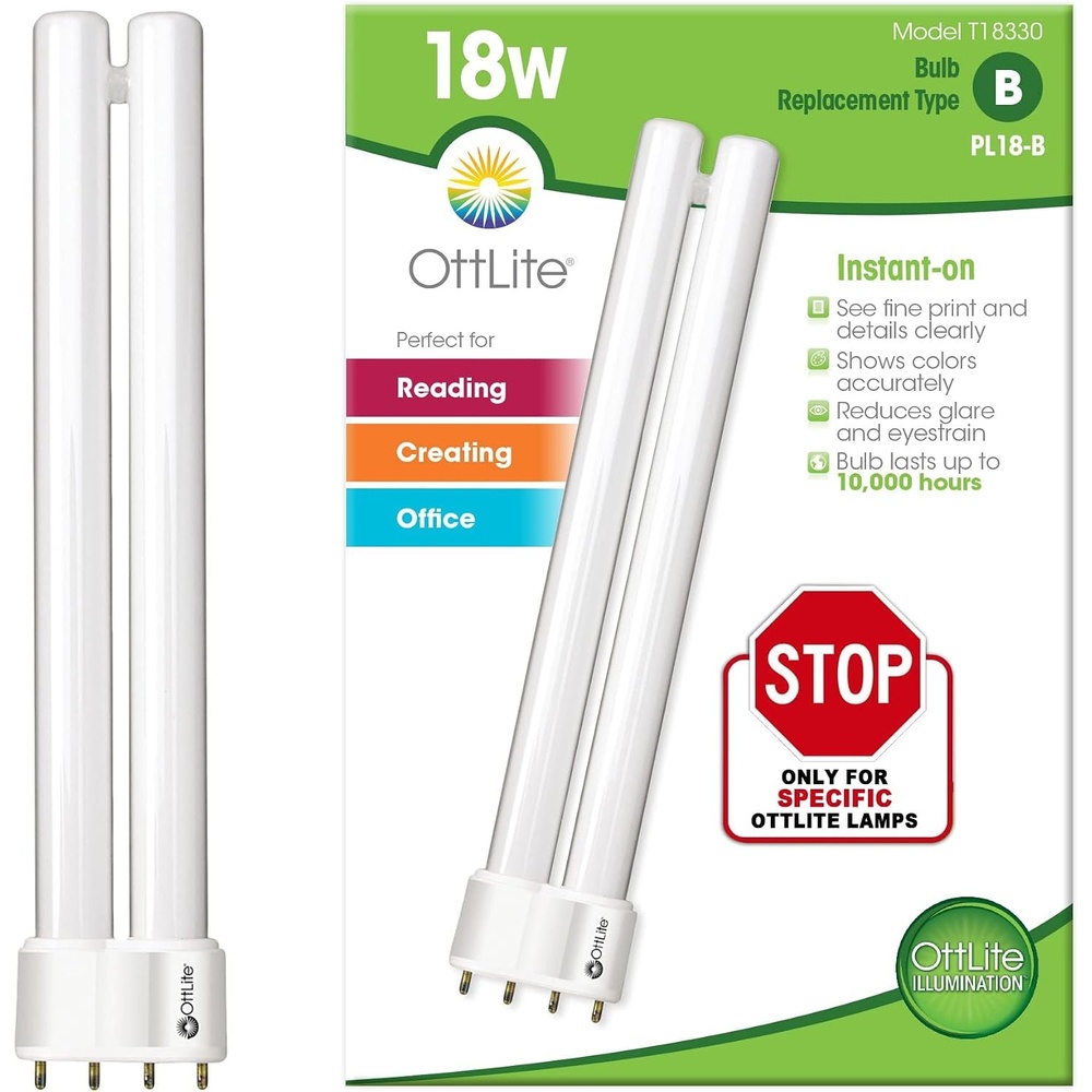 image:imageOttLite T18330 18w Daylight CFL Replacement Tube Bulb Bulb Type B Pack of 1