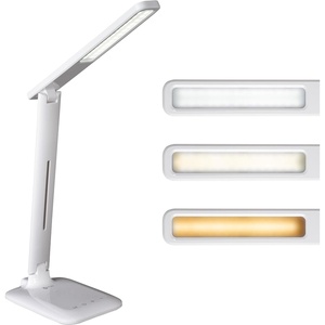 OttLite 13W Slimline Desk Lamp – Home, Office, Bedroom, or Reading (Black)(White LED)