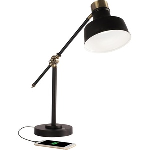 OttLite Balance LED Desk Lamp with USB Port – Modern, Adjustable, Desk Light