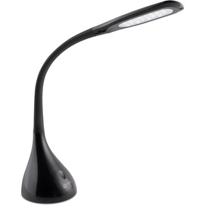 OttLite Creative Curves LED Desk Lamp with Adjustable Neck – Dimmable with 4 Brightness Settings & Energy Efficient Natural Daylight LEDs for Home Office, Computer Desk, & Dorms(Black)