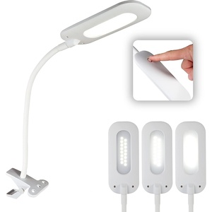 OttLite Flexible Soft Touch LED Clip Lamp with ClearSun LED Technology – Sturdy Clip Light is Dimmable & Flexible – Travel-Friendly & Portable Reading Lamp for Home, Desks, Tables, & Bookshelves