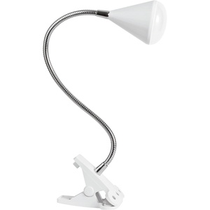 OttLite LED Cone Clip Lamp | Task Lamp, Desk Lamp | Sturdy Clip, Flexible Neck | Great for Home, Office, Work Space, Dorm