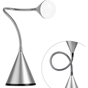 OttLite LED Cone Desk Lamp, Silver(Silver)
