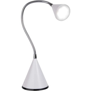 OttLite LED Cone Desk Lamp, Silver(White)
