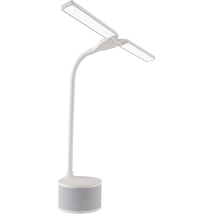 OttLite LED Desk Lamp with Dual Head & Bluetooth Speaker – Dimmable with Touch Control & Color Modes, USB Charging Port, Energy-Efficient Natural Daylight LEDs for Home Office, Desk, & Dorms