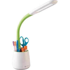 OttLite Organize LED Desk Lamp with USB Charging Port – Adjustable, Desk Light with Storage,Multicolored