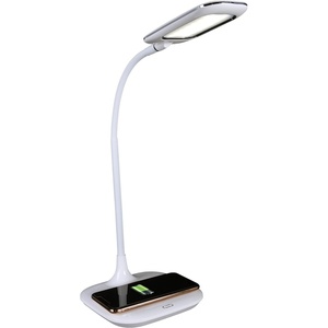 OttLite Prevention LED Desk Lamp with Wireless Charging – Designed to Reduce Eyestrain – Adjustable Flexible Neck, 3 Color Modes & Touch Controls – Crafting, Office Work, Reading & Studying