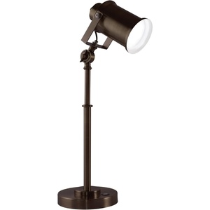 OttLite Restore LED Desk Lamp with 2.1A USB Port, Bronze