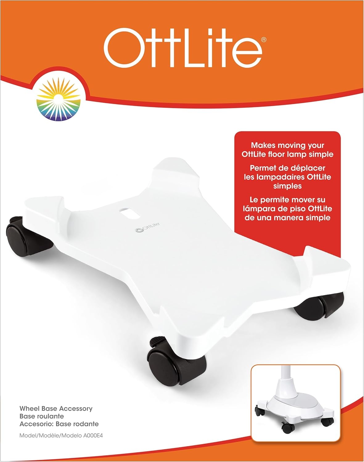 image:imageOttLite OTTLite Wheel Base Accessory White