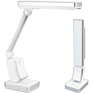 OttLite 13W Slimline Desk Lamp – Home, Office, Bedroom, or Reading (White)(White)